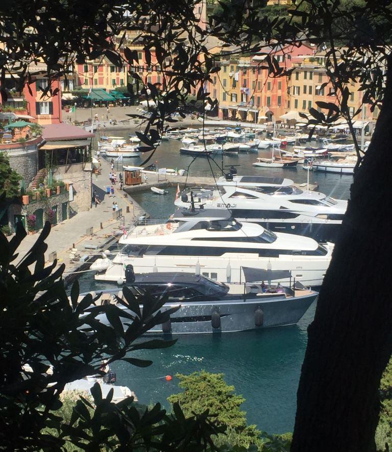 Liguria harbour with expensive boats - enlarge